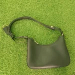 Classic Black Crescent Shoulder Bag - Image 6